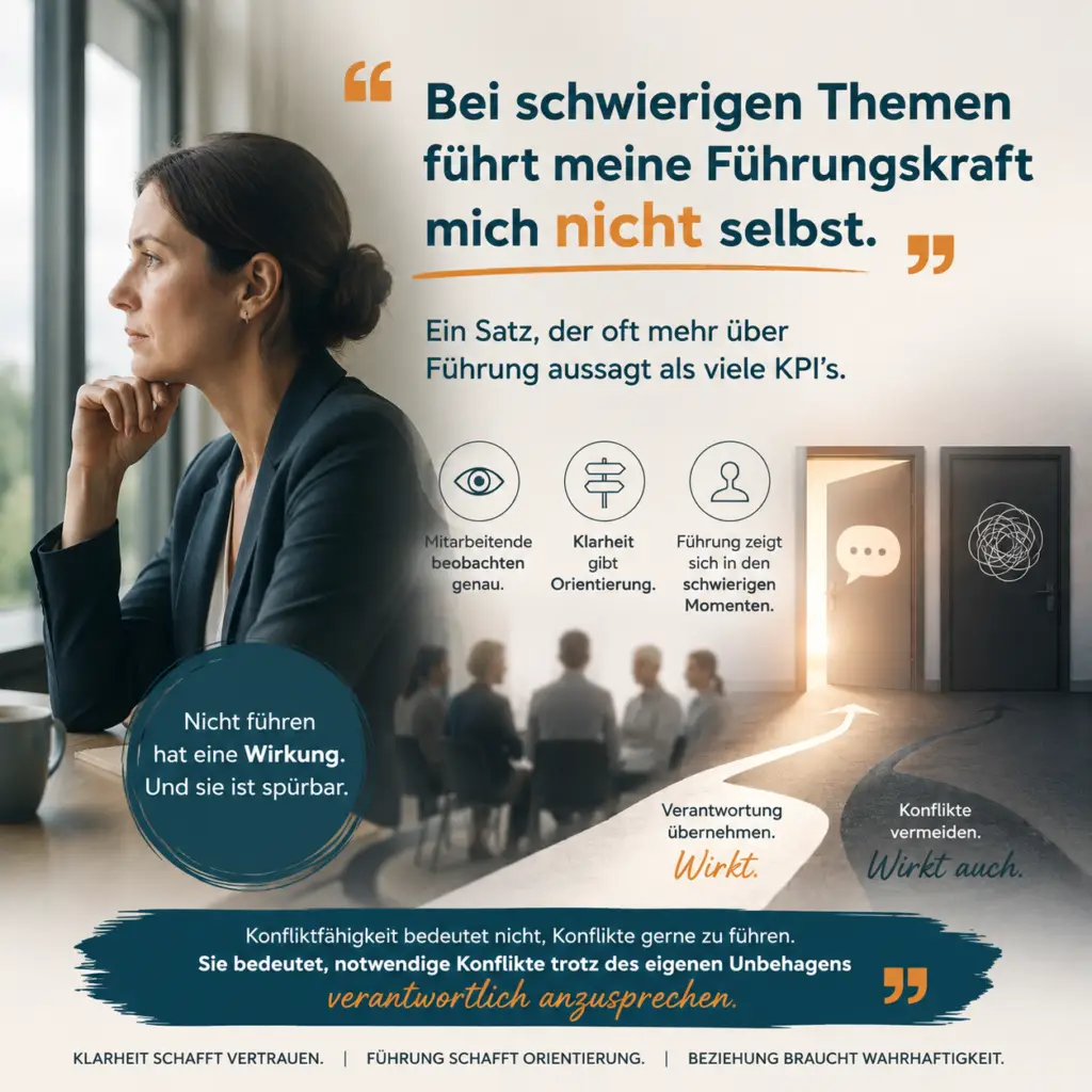 Führung zeigt sich in schwierigen Momenten